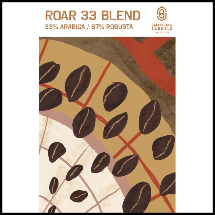 

Roar 33 Blend 1Kg -Dark Roast Biji Kopi Bahan Es Kopi Susu
