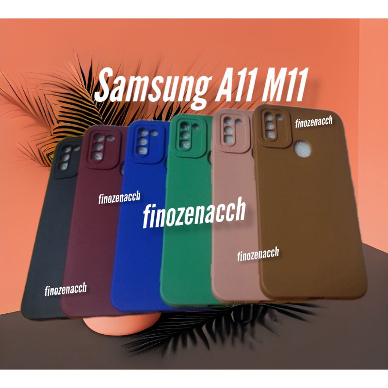 SoftCase Samsung A11 M11 Silikon Casing Macaron Pro