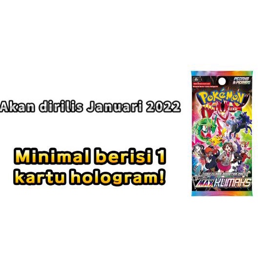 [BISA COD] Pokemon Trading Card Game S8b VMax Klimaks Booster Box