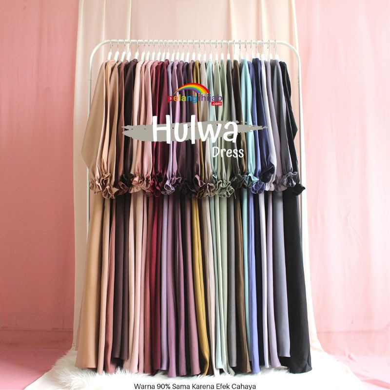Gamis Hulwa/By Pelangi Hijab/Syakila/Adem/Lembut