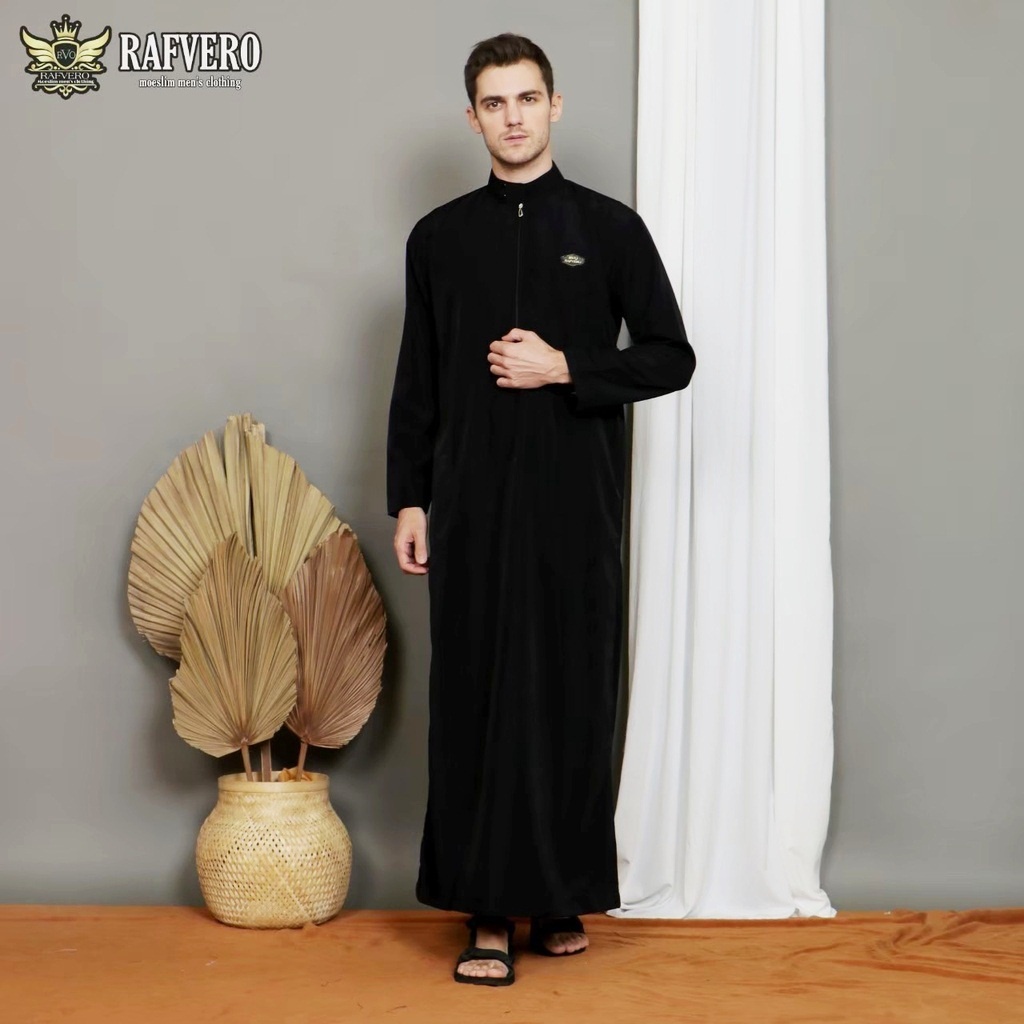 DSTORE - jubah pria dewasa simple list - baju gamis pria - koko dewasa cowok - baju muslim laki laki dewasa