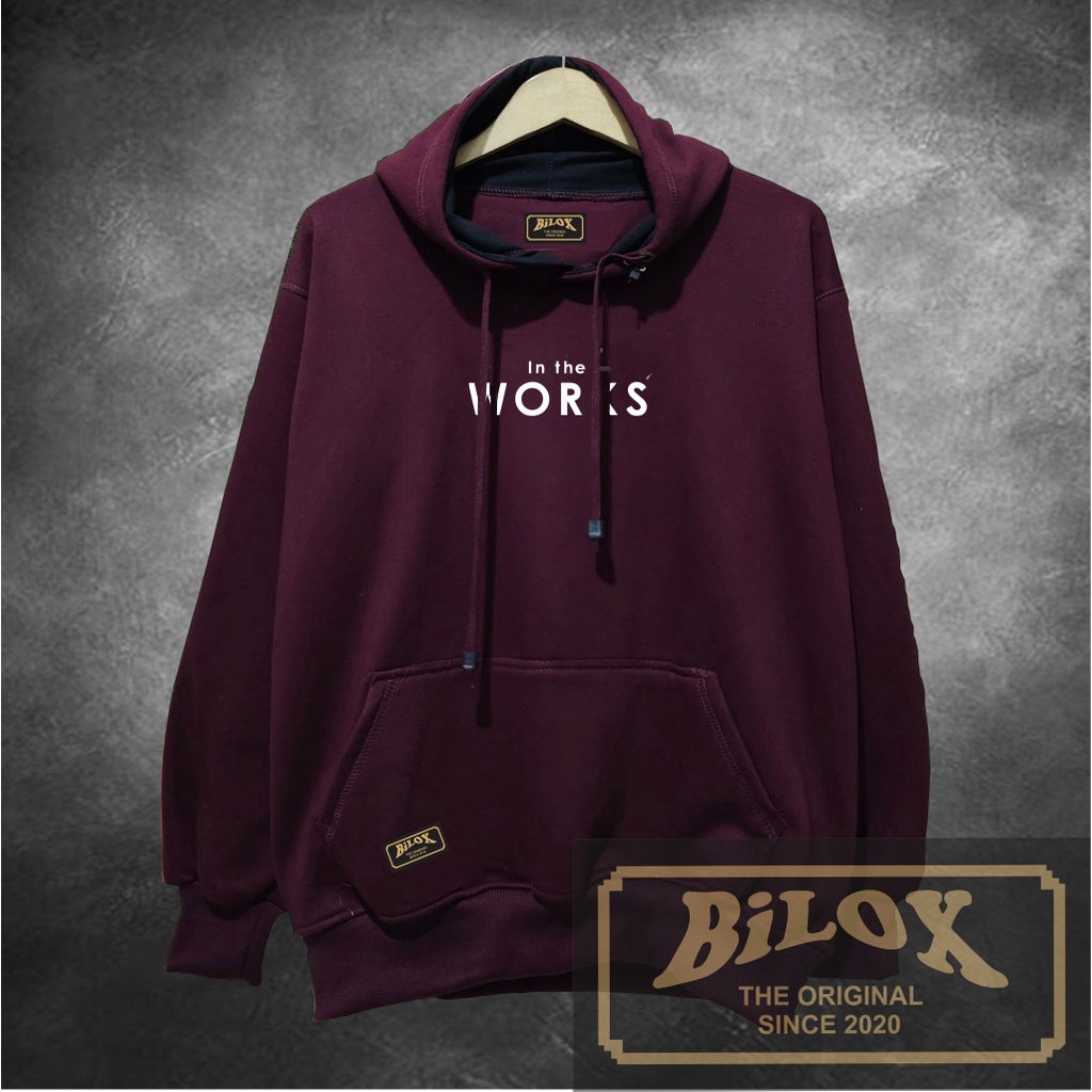 Switer Pria Distro BILOX Abu Paralon Hoodie Terjangkau Distro Sweater DistroGrey blue Terbaru 2022 Keren Hodie Pria Hodi Polos Cowok Murah Aesthetic Brand local Original Hudie Pria Jumbo BILOX Hudi Premium Distro Lokal Unisex Size L Xl Xxl