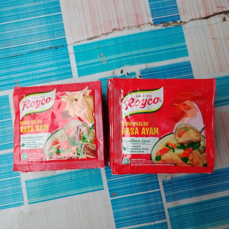 

Bumbu Kaldu ROYCO Ayam / Sapi - 8 gram