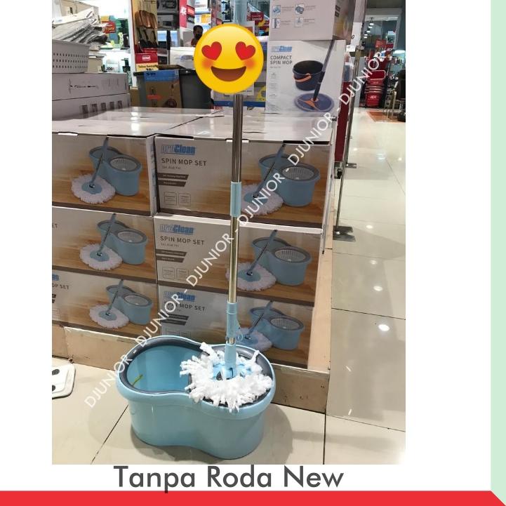 Ready Stock PRO CLEAN - SET ALAT PEL PUTAR / PROCLEAN 3 IN 1 BUCKET MOP SPIN Dijamin