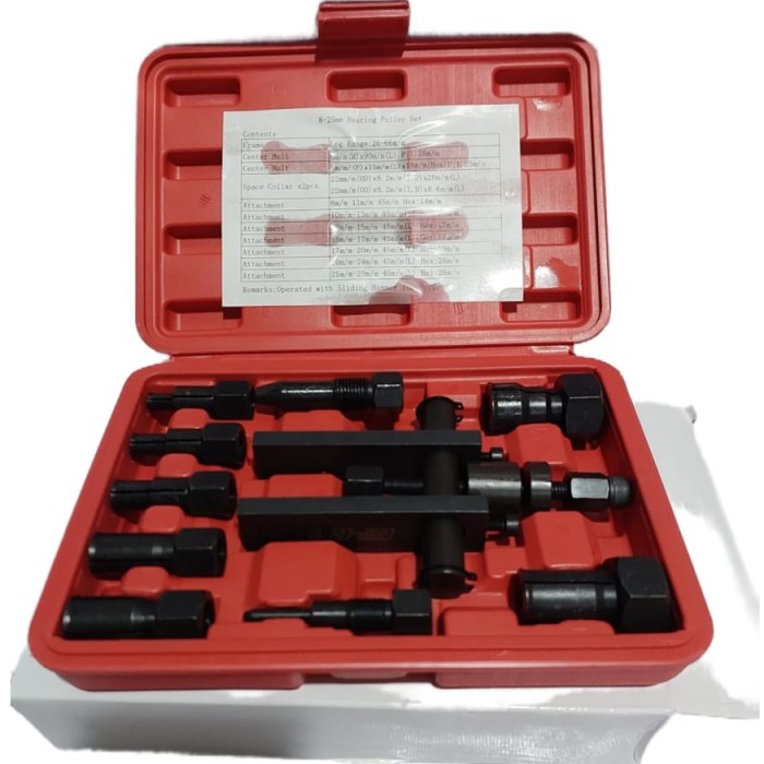 Bearing Puller Set 10Pcs Grip On Treker Pembuka Bearing Grip On