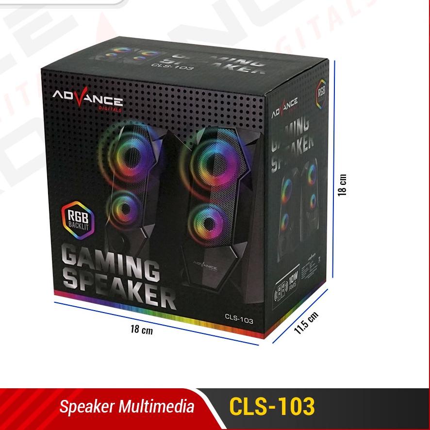 New  Gaming Speaker Advance CLS-103 RGB Gaming Speaker 스