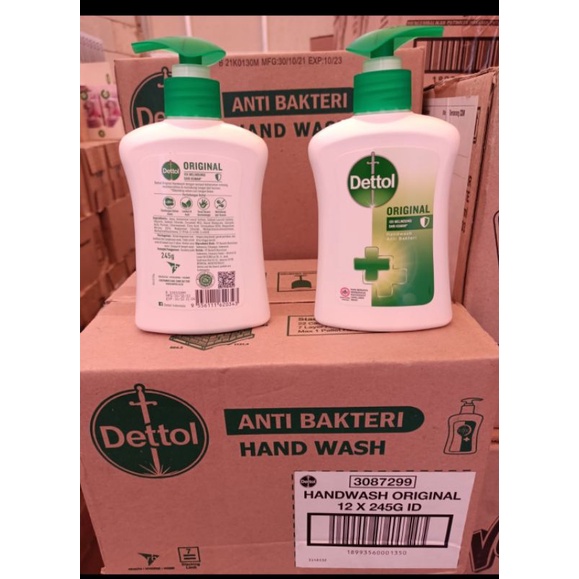 Dettol Handwash botol 245ml Original