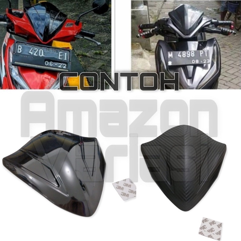 VISOR BEAT ESP NEW CARBON VISOR BEAT NEW KARBON BEAT ESP NEW/VARIO 150 NEW KUALITAS IMPOR