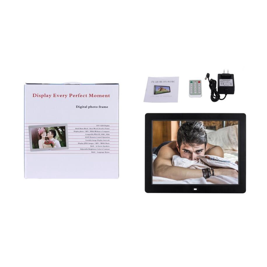 Digital Foto Frame LED 17 Inch HD 1080P - Resolusi 1440x900