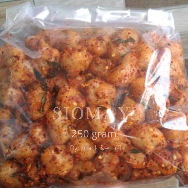 

Siomay mini kering Pedas Daun Jeruk isi 250Gram