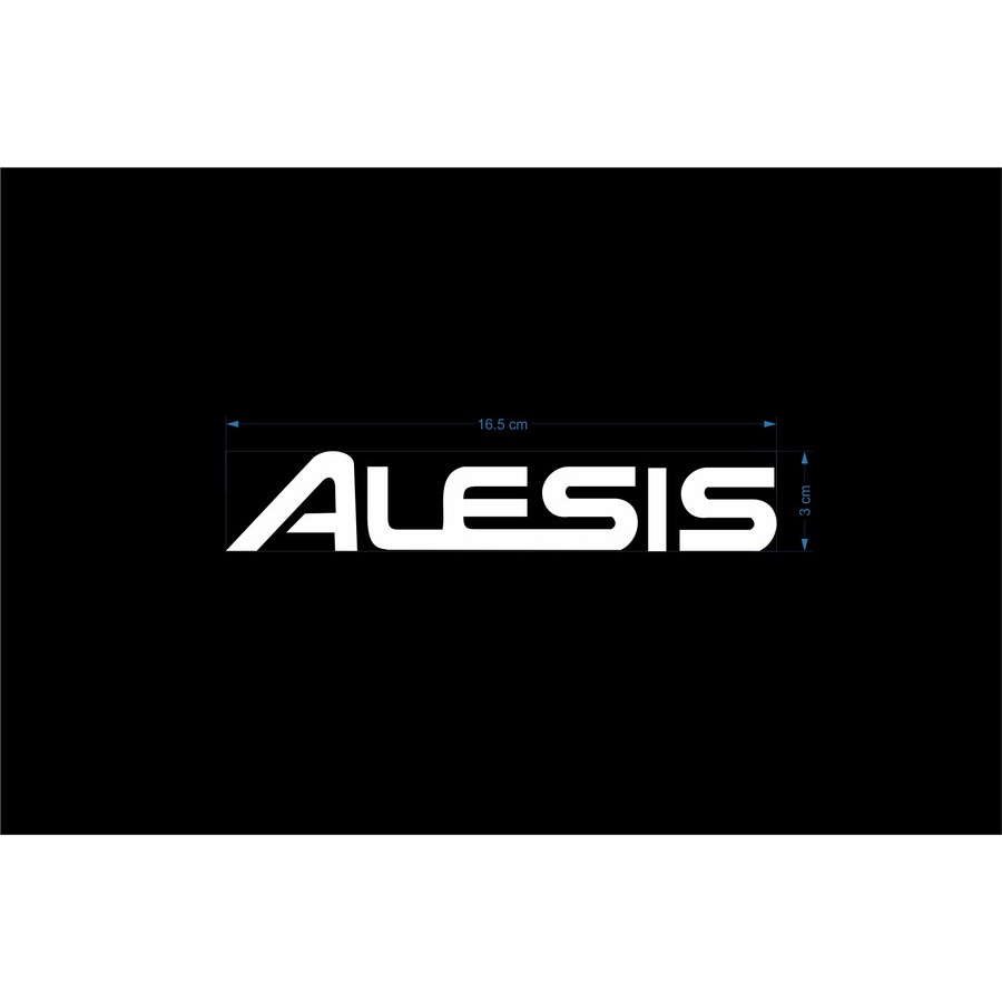 Alesis Cutting Sticker Ukuran 16,5x3 cm