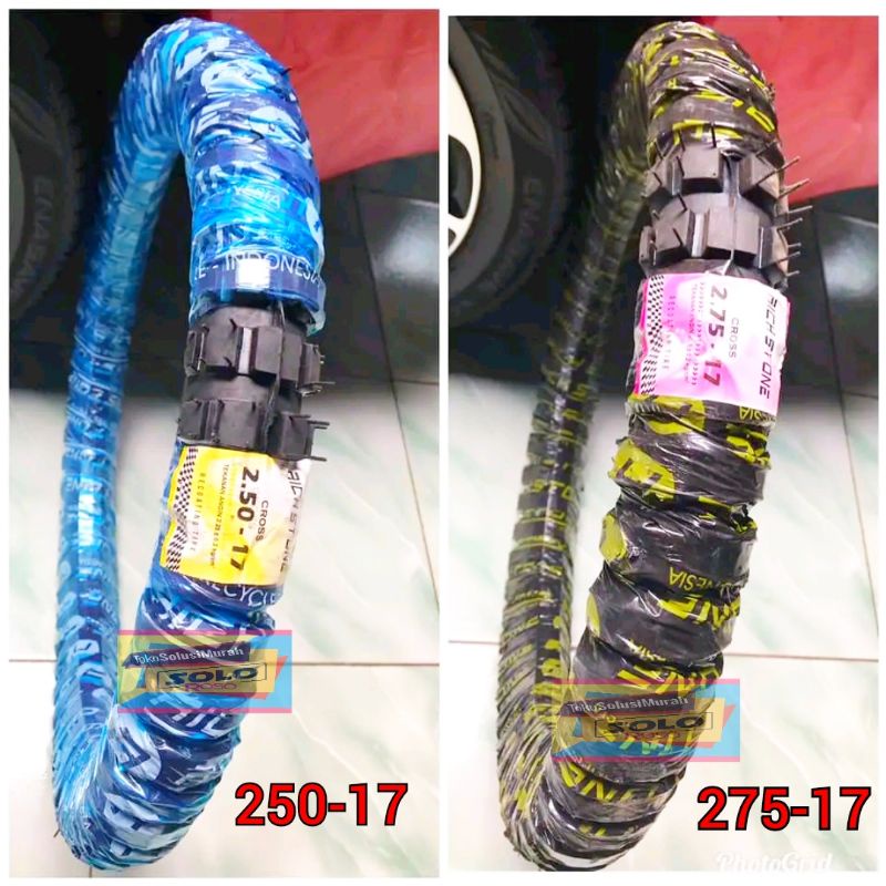 pilih salah satu Ban Cros Cangkul 250-17 dan 275-17 ban cangkul ban cros ban ring 17 ban bebek trail