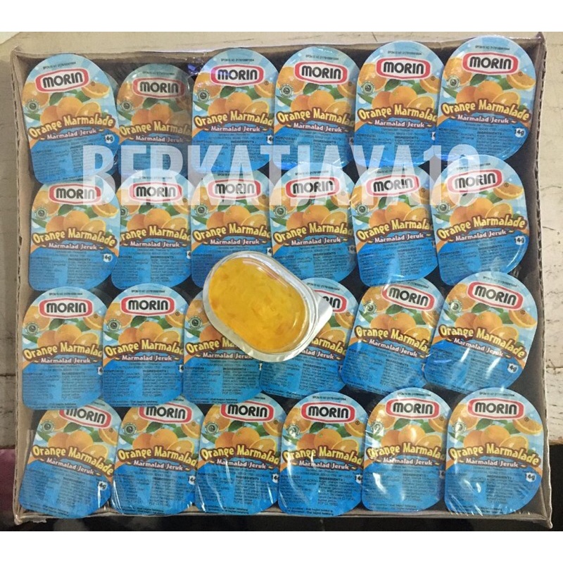 Morin Orange Marmalad Jam 14gr Selai Jeruk Olesan Roti