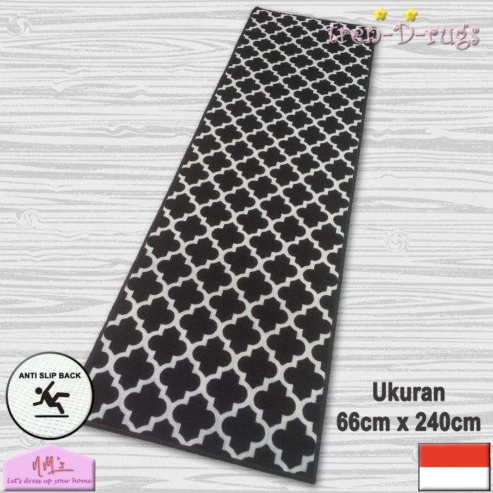 KARPET BULU Tren-D-rugs Karpet Keset Kaki Dapur Panjang Bulu Lorong Murah -Nms karakter berkualitas 