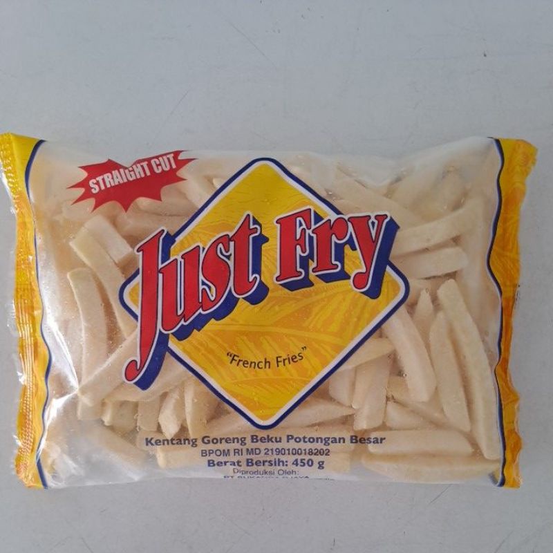 

Just Fry Kentang Goreng Straight Cut 450gr