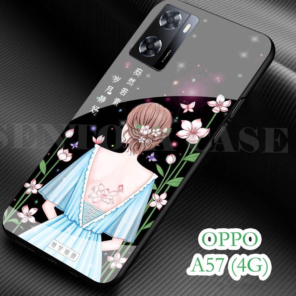 Paling Dicari Softcase Glass Kaca OPPO A57 (4G) 2022 - Casing HP OPPO A57 (4G) 2022 [ S05 ].