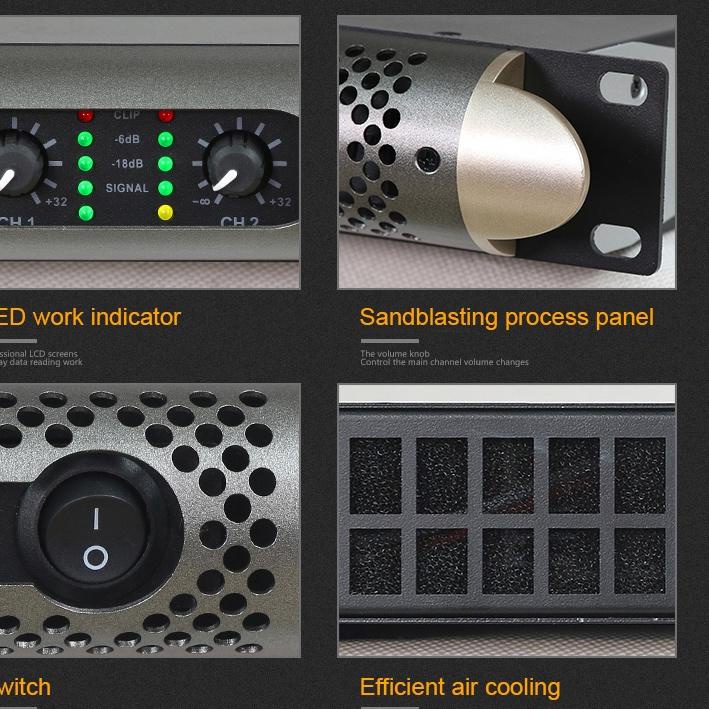 Harga lebay--[COD] Power Amplifier JBL KS2500/KS4500 2/4 channel 850W high power murni post-stage di