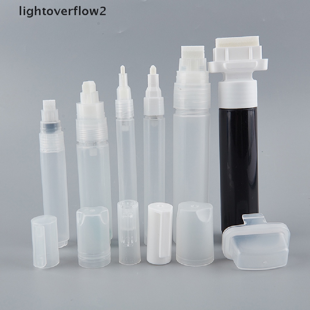 (lightoverflow2) Pena Marker Tinta Cair Kosong 3-30mm Diy