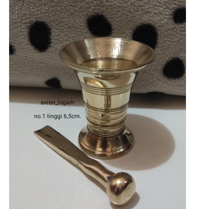 Murah Banget Cocoh alat kinangan tumbuk sirih kuningan