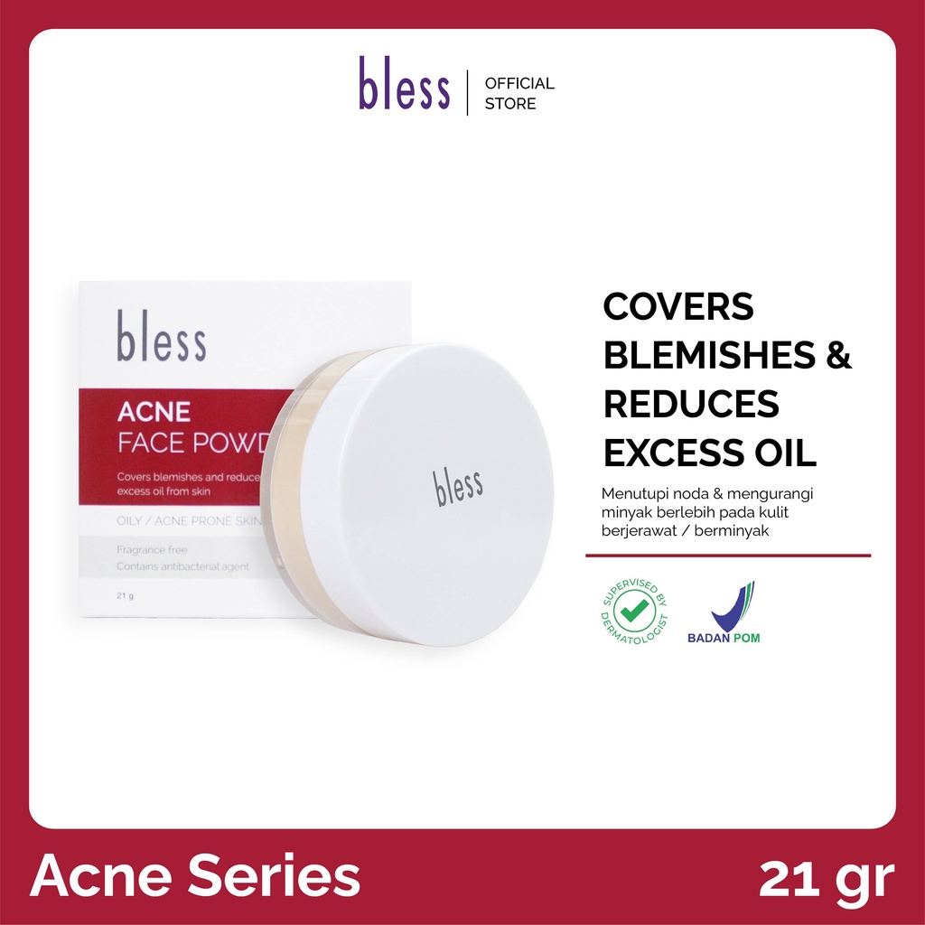 Jual Bless Acne Face Powder | Bedak Tabur - Jerawat/Kulit Berminyak ...