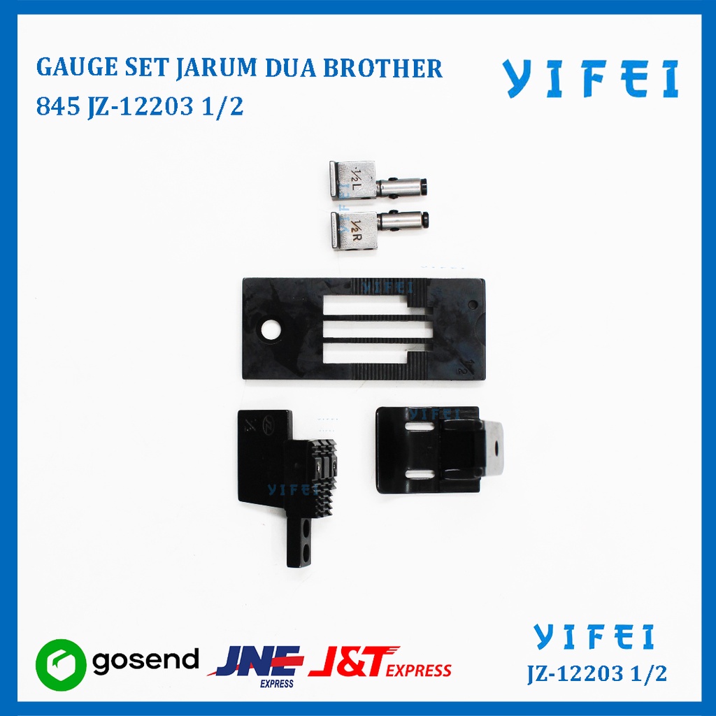 GAUGE SET JARUM DUA BROTHER 845 YIFEI-12203 1/2