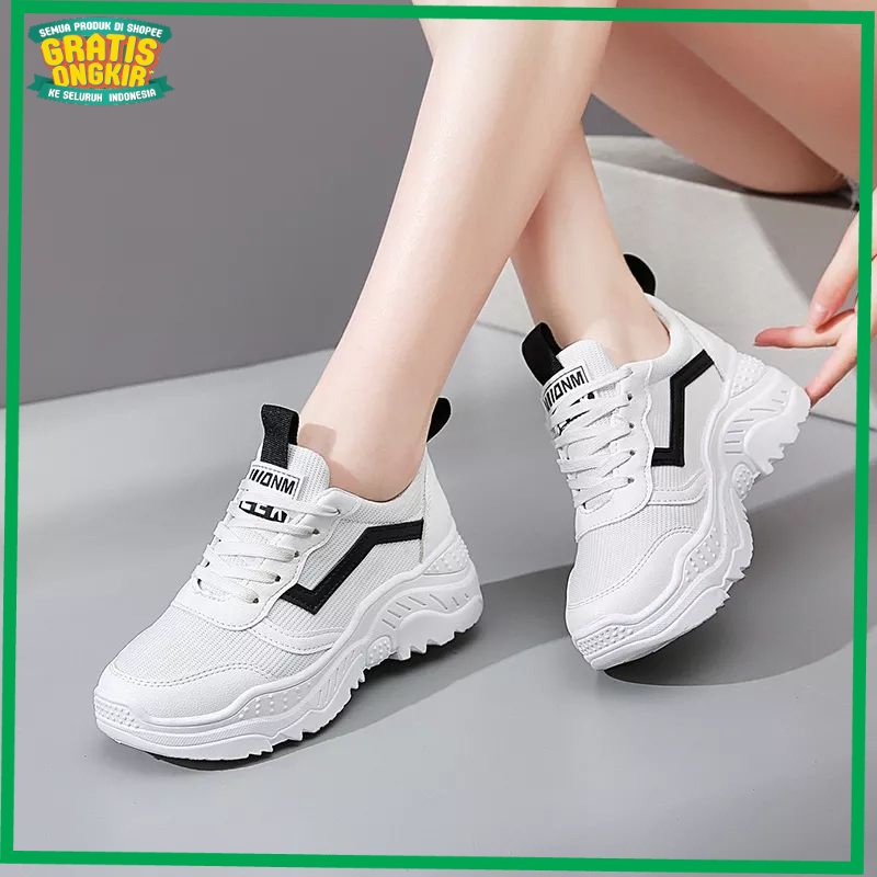 UKURAN SIZE 37 38 39 40 41 42 43 44 45 /RK Collection - Sepatu Sneakers Wanita Korea COEK SW-48