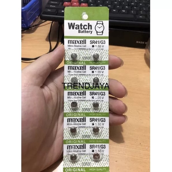 BATERAI / BATRE / BATTERY JAM TANGAN Kancing AG3 LR41 LR 41 AG-3 SR-AG-10 Batre Battery Batrei L736F