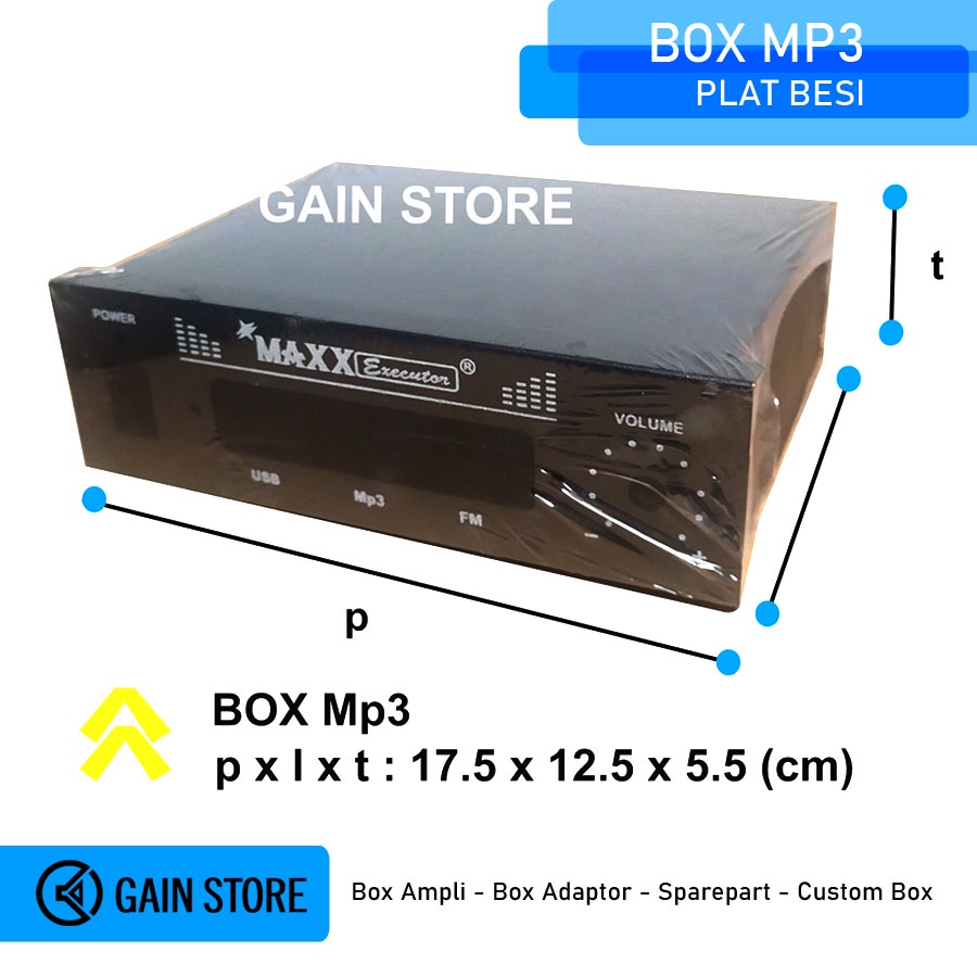 Box Ampli Amplifier MP3 Maxx Box saja