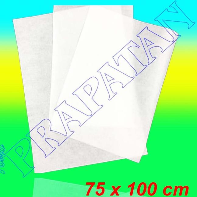 

Murah Puas Kertas roti / Baking paper 75 x 100 cm (isi 25 lembar)