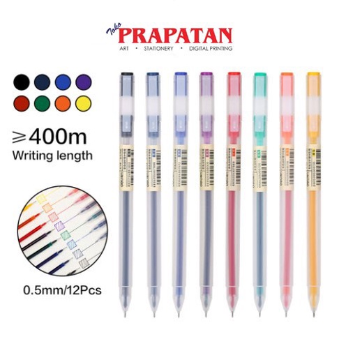 

Deli Color Gel Pen Pulpen Gel 0.5mm A119 - Yellow RTO27