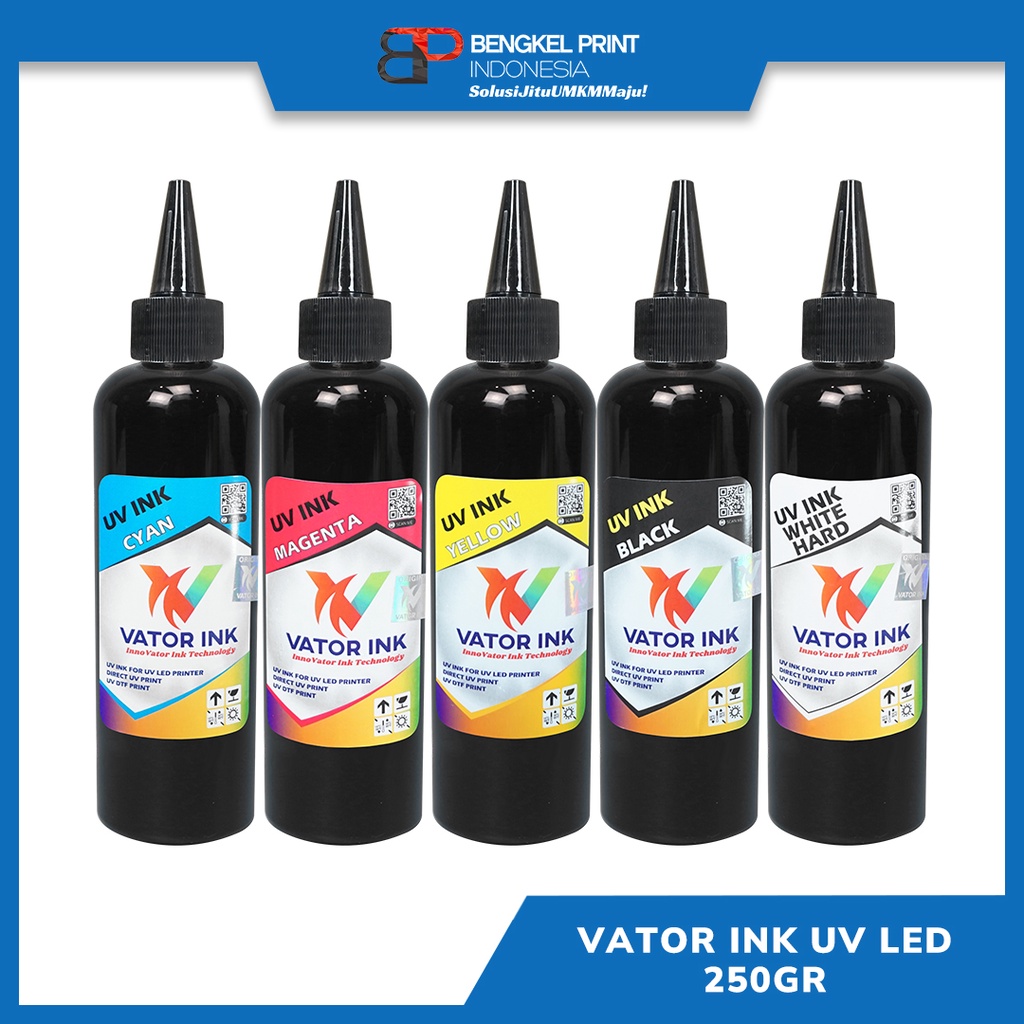 TINTA VATOR UV DTF LED PREMIUM INK 250GR