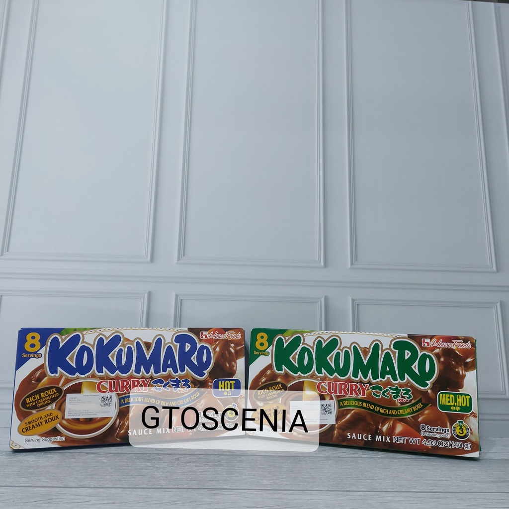 

House Kokumaro Curry Japanese Medium Hot / Hot 140gr Made in Japan HOT / MEDIUM