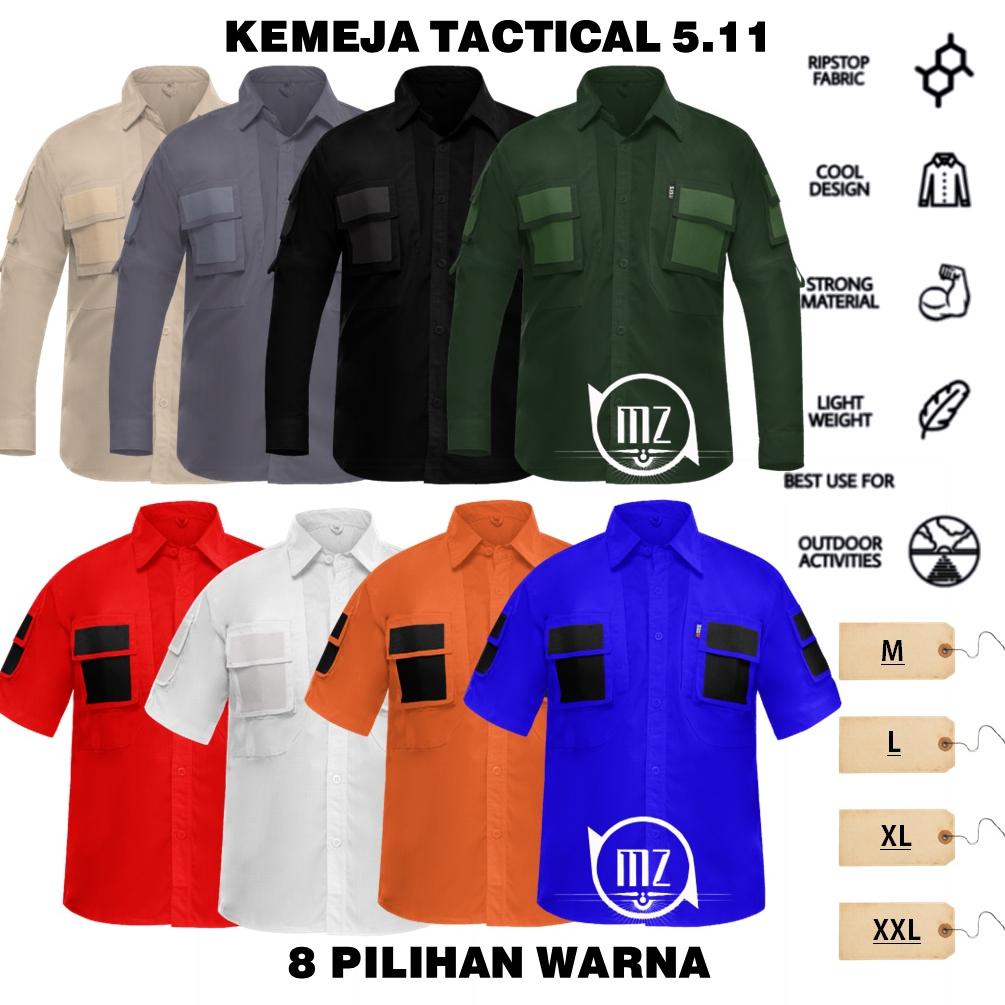 Murah Banget❊ BAJU KEMEJA TACTICAL 511 LENGAN TANGAN PANJANG PENDEK 5.11 PDL LAPANGAN UNIVERSITAS VE