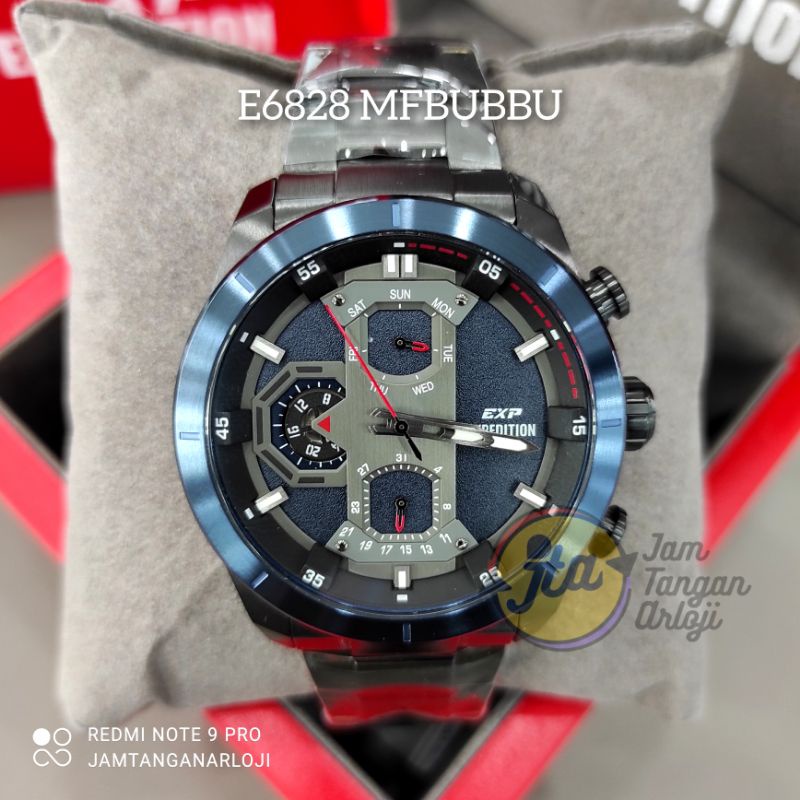 New Expedition EXP E6828 Jam Tangan Pria E 6828 Original MFBUBBU