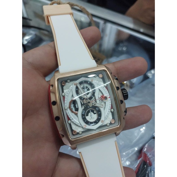 Jam Tangan Pria Keren T5 H 3920 Original Rubber Bergaransi