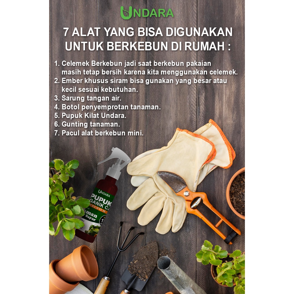 Spray Undara Cair tanaman membantu pertumbuhan dan perkembangan tumbuhan secara alami dengan bahan organik