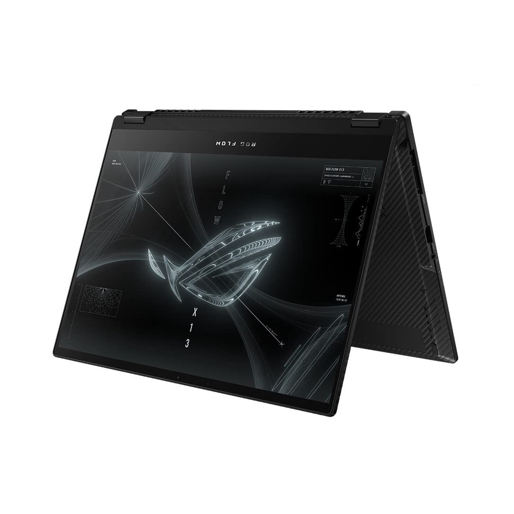 LAPTOP GAMING ASUS ROG FLOW X13 GV301QH RYZEN 9 5980HS 32GB 1TB SSD GTX1650 MAX-Q DESAIN 13.4 FHD+ 120Hz Touchscreen X360 Windows 10 Home Black Terlaris