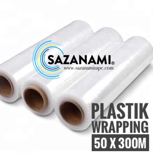 

Hot Sale! PUTIH STRETCH FILM 50CM X 300M PUTIH PLASTIK WRAPPING PLASTIC WRAP PACKINGAN ✓