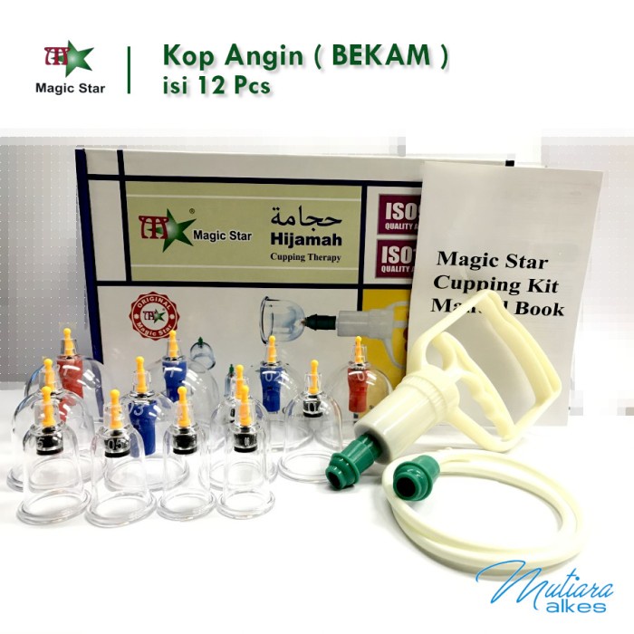 Kop angin - Alat Bekam isi 12pcs