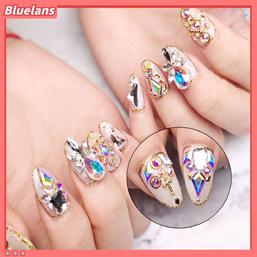 Bluelans Payet Mutiara Imitasi Untuk Dekorasi Nail Art