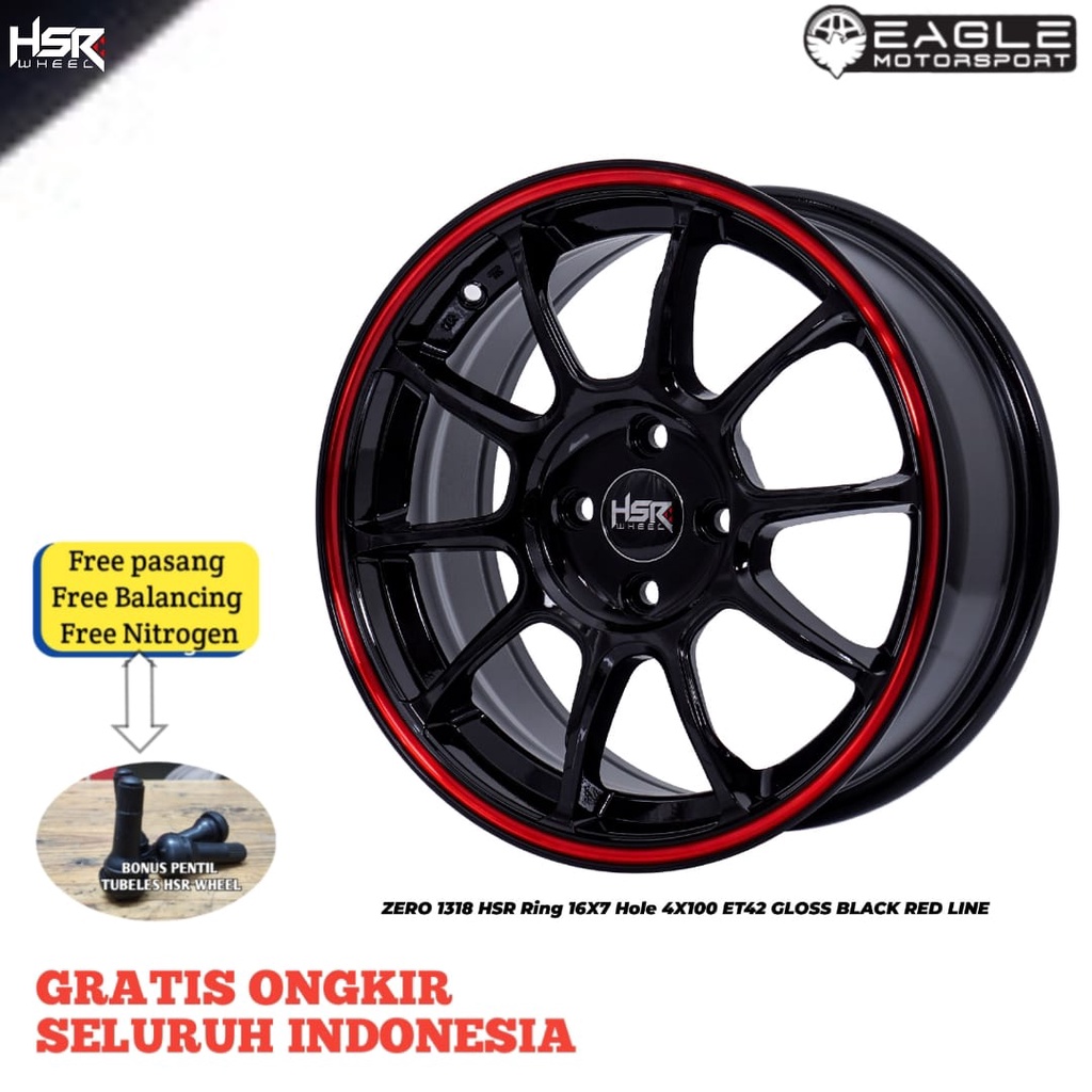 VELG MOBIL R16 RING 16 VELG MOBIL JAZZ YARIS AGYA AYLA ORIGINAL HSR ZERO 1318