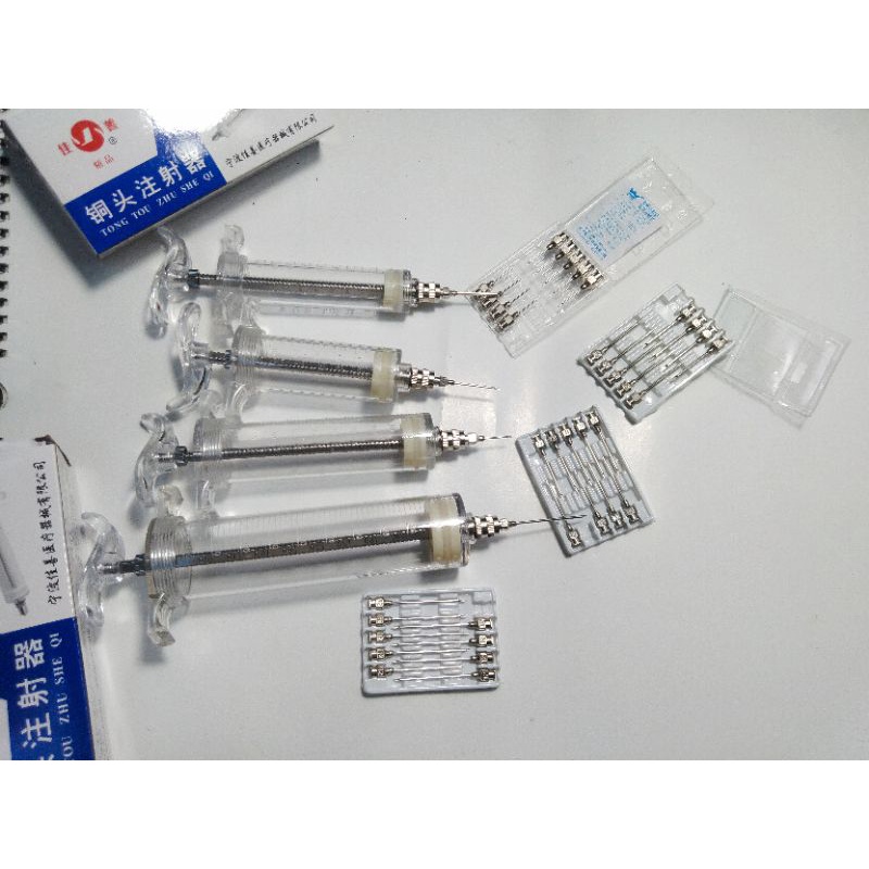 Spuit Syringe Akrilik 10ml 20ml Dan 50ml 100 Ml Plus 10pcs Jarum 7g 9g 12g 14g 16g Suntikan Hewan Suntikan Parfum Vaksin Ayam Sapi Domba Pedet Cempe