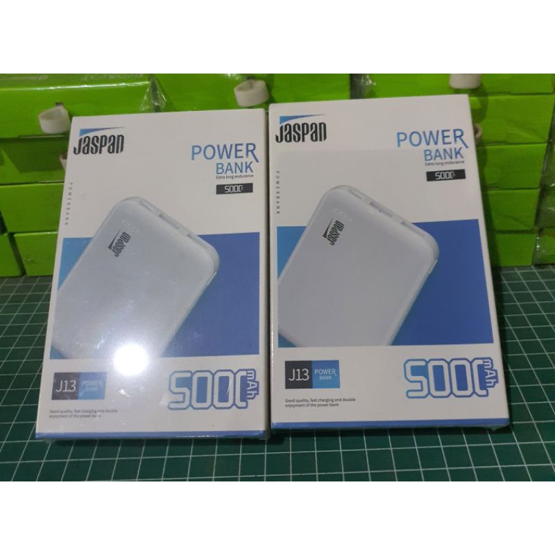 Powerbank JASPAN 10.000 MAH 5.000 MAH MURAH BERKWALITAS REAL KAPASITAS