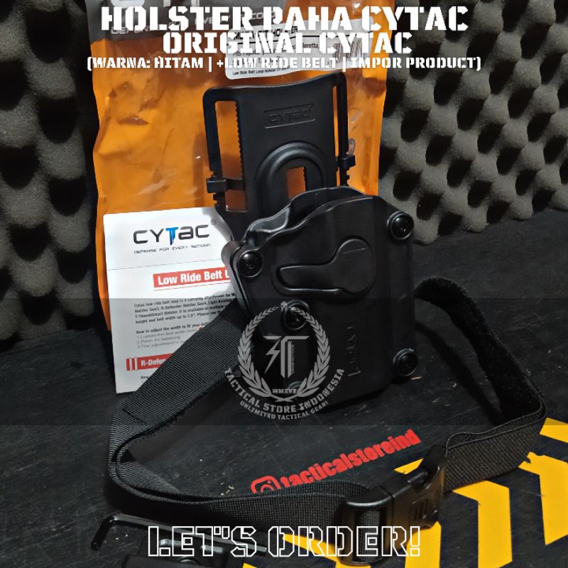 CYTAC Mega-fit Holster - Low Ride - Holster Paha Cytac