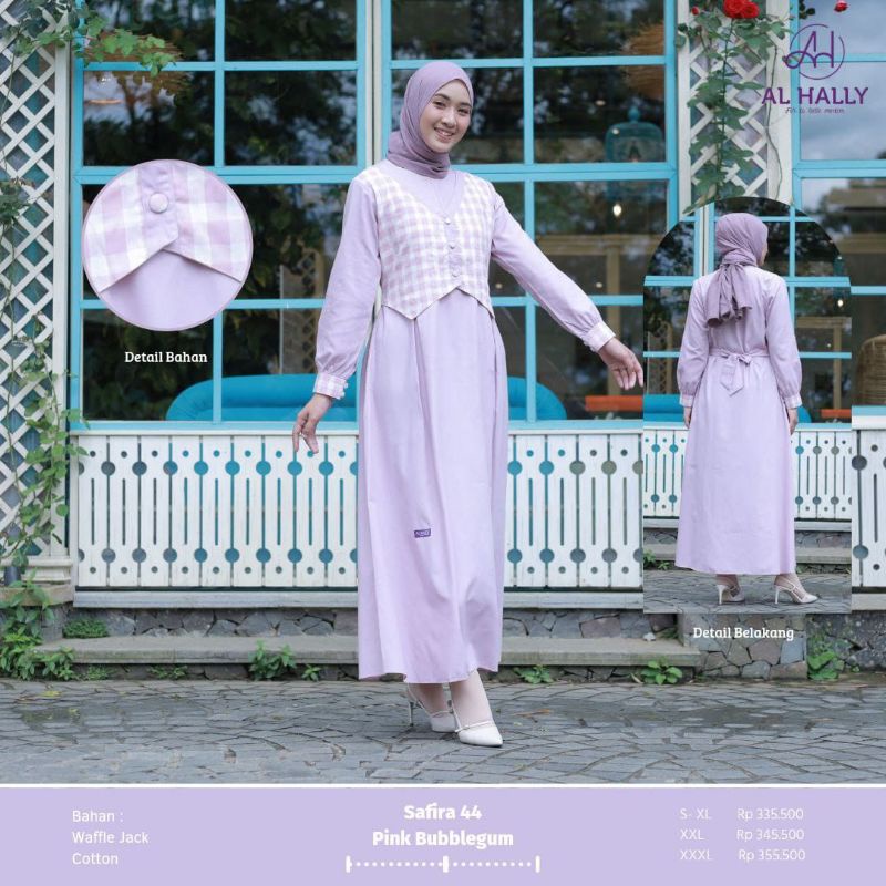 Baju Gamis Al hally Safira 44