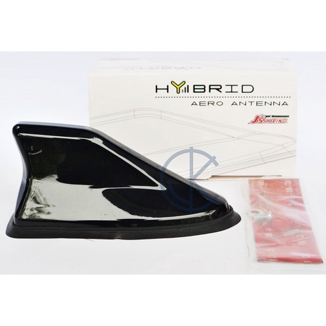 [COD] Antena Sirip Hiu Hybrid Js Racing Honda All New Brio - Hitam / Perlengkapan Variasi Mobil Mura