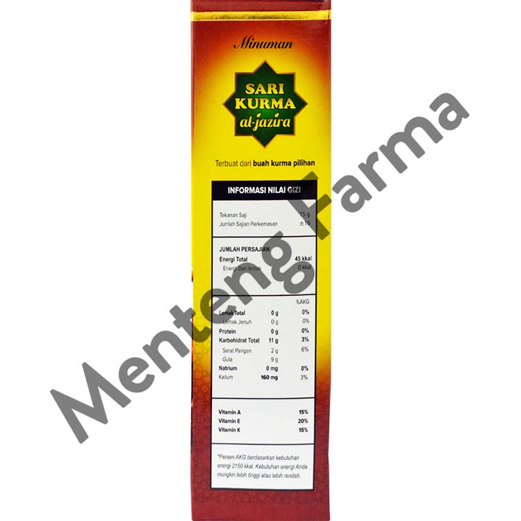 Sari Kurma Al Jazira 250 Gram - Minuman Rasa Sari Kurma Asli