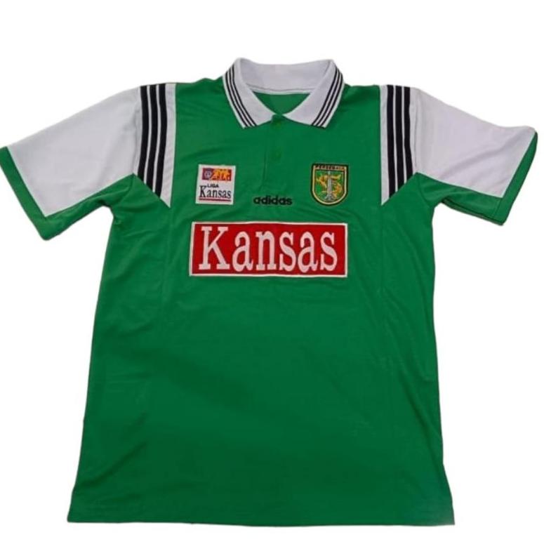 {CF.18Oc22ᵀ} Jersey RETRO PERSEBAYA hijau (KANSAS)
