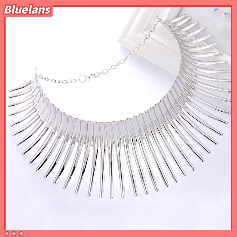 Kalung Choker Bentuk Strip Canine Untuk Wanita