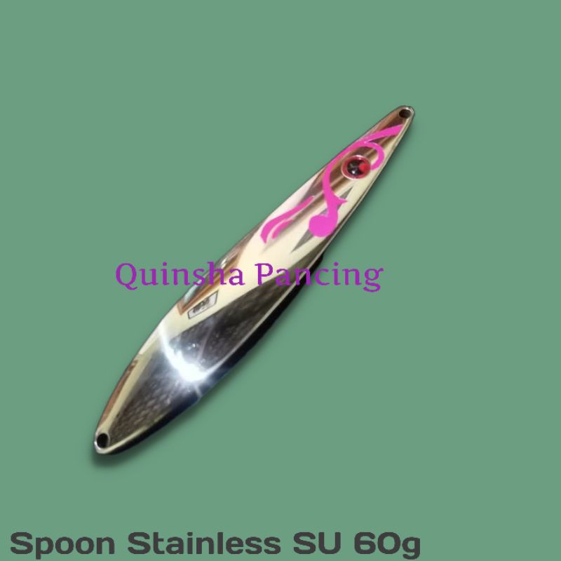 Spoon, umpan, lure stainless SU 60g